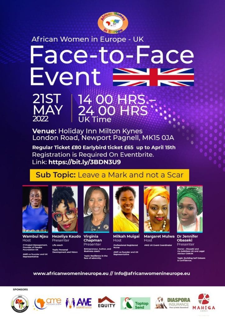 African Women in Europe, African Women in Europe (AWE) To Host &lsquo;Face-to-Face Events&rsquo; Across Europe&nbsp;