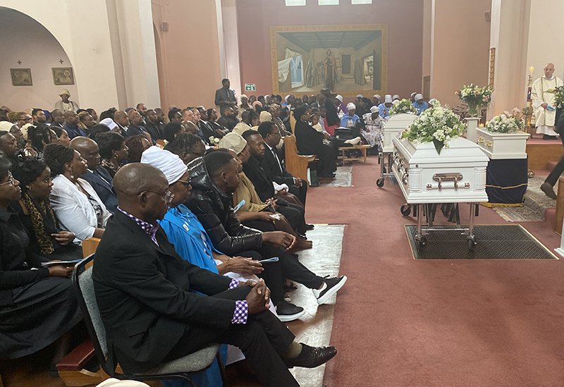 Heartbreaking Farewell, Heartbreaking Farewell: Moving Funeral for 3 Family Members Killed in Zim Road Crash
