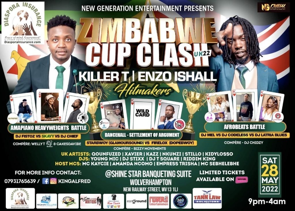 Zimbabwe Cup Clash UK, Zimbabwe Cup Clash UK: DJs Face Off in Epic Showdown