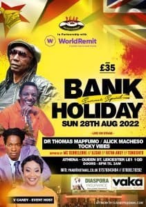 Mapfumo's Final Tour Show, UK-Bound: Mapfumo’s Final Tour Show on 28th August Marks the End of an Era