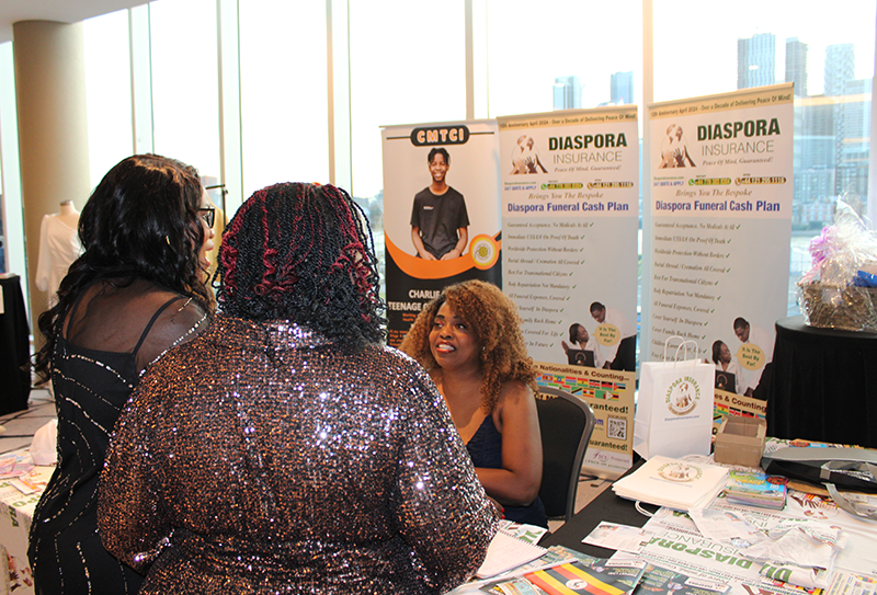 Bobi Wine London Show, Vibrant Scenes at Diaspora Insurance Stand during Bobi Wine London Show