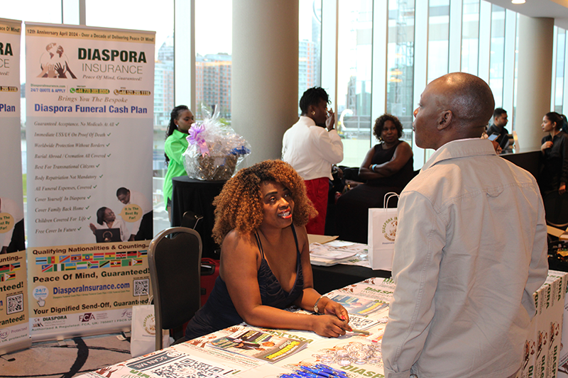 Bobi Wine London Show, Vibrant Scenes at Diaspora Insurance Stand during Bobi Wine London Show