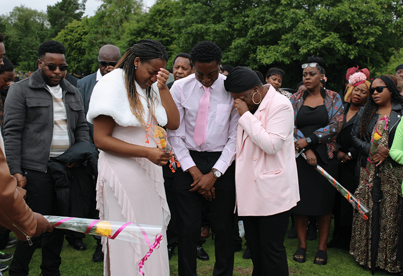 , Emotional send-off for Veronica Chinyanga; daughter thanks Diaspora Insurance