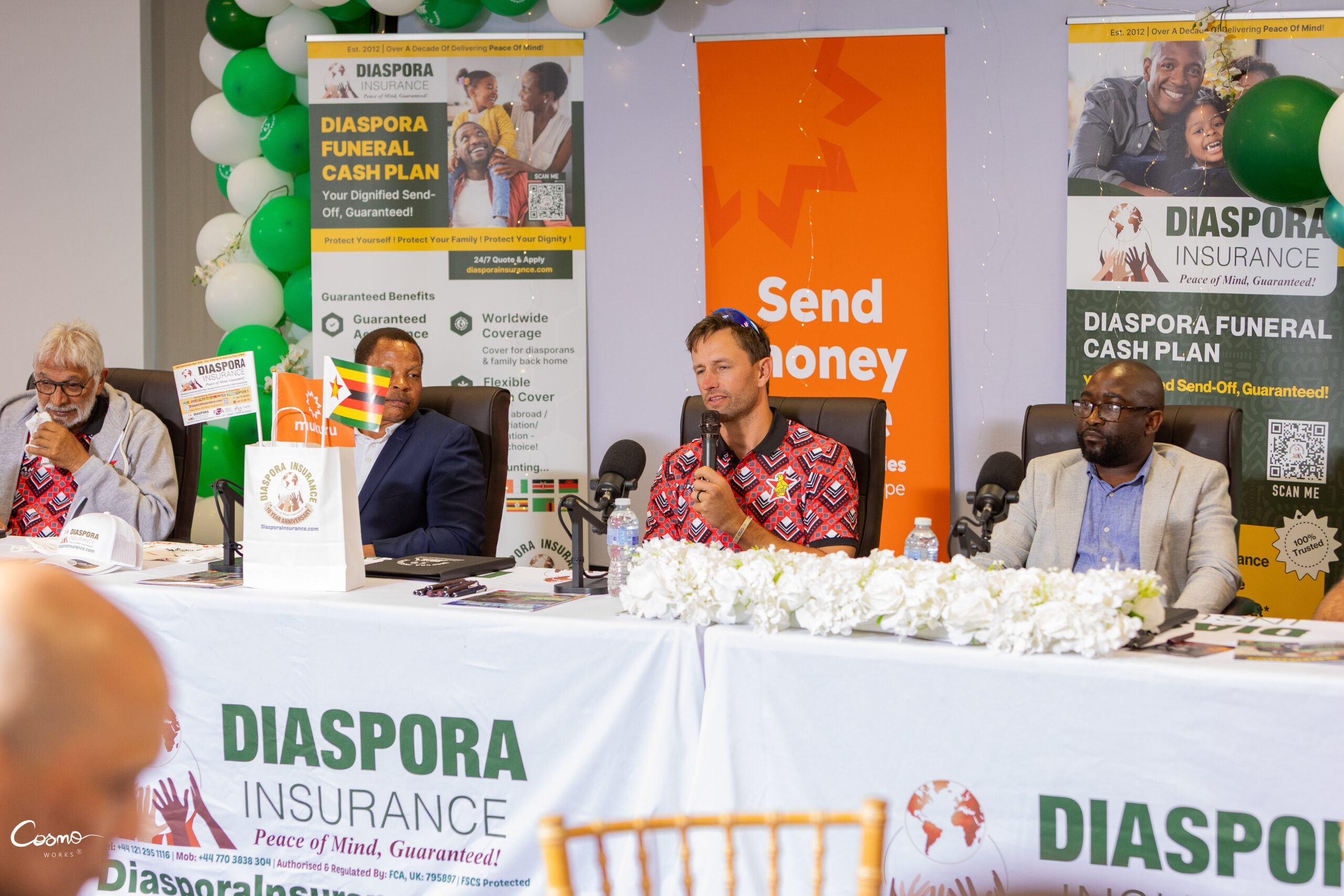 , Zimbabwe cricket team honoured at Diaspora Insurance reception in Birmingham (In pictures)