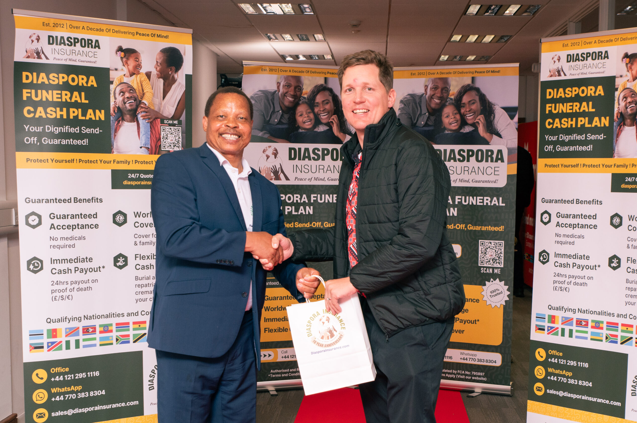 , Zimbabwe cricket team honoured at Diaspora Insurance reception in Birmingham (In pictures)