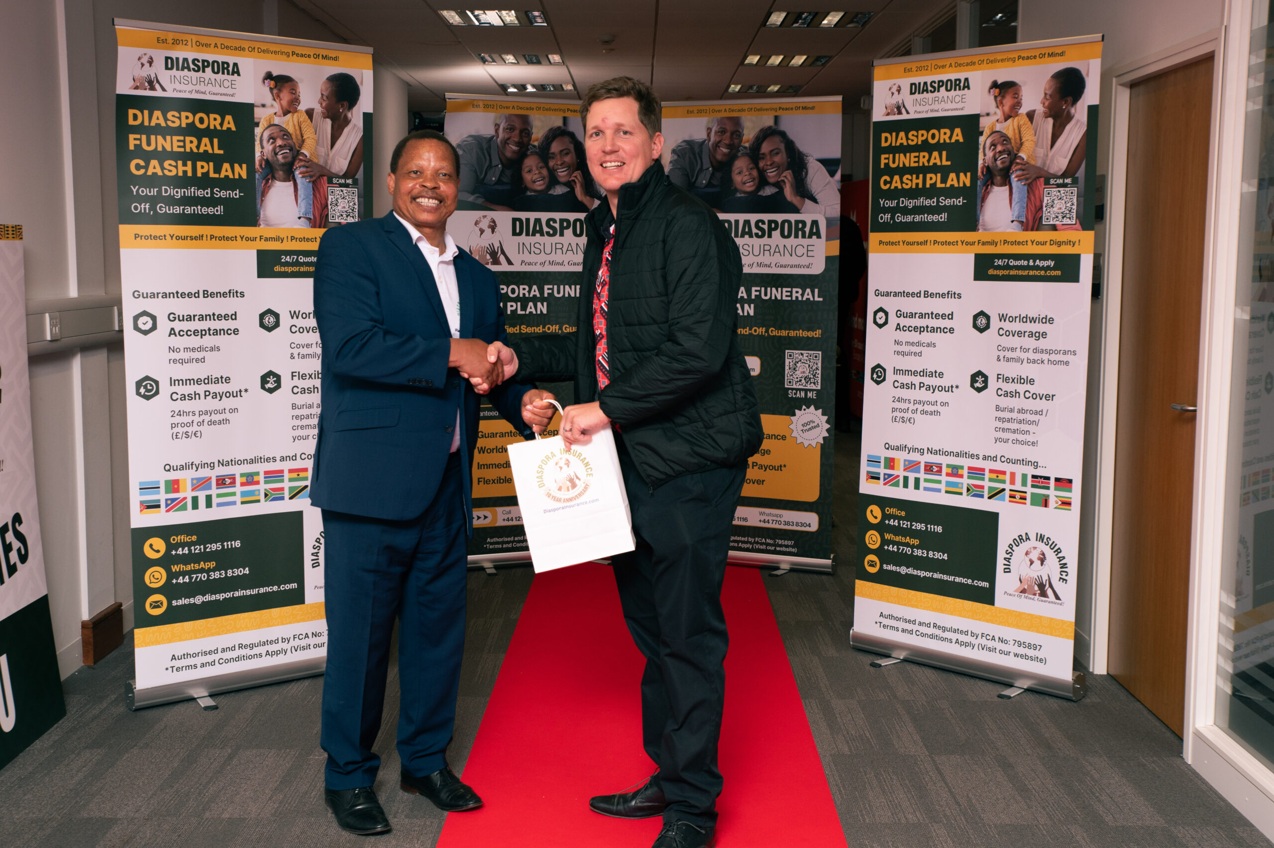 , Zimbabwe cricket team honoured at Diaspora Insurance reception in Birmingham (In pictures)