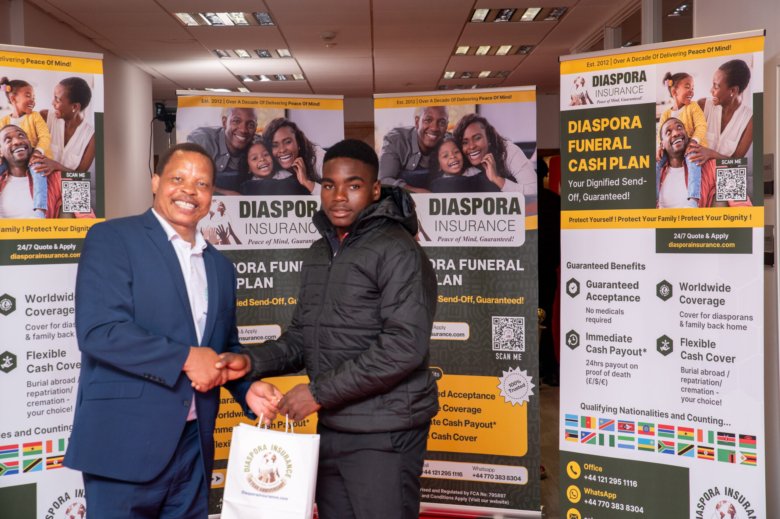 , Zimbabwe cricket team honoured at Diaspora Insurance reception in Birmingham (In pictures)
