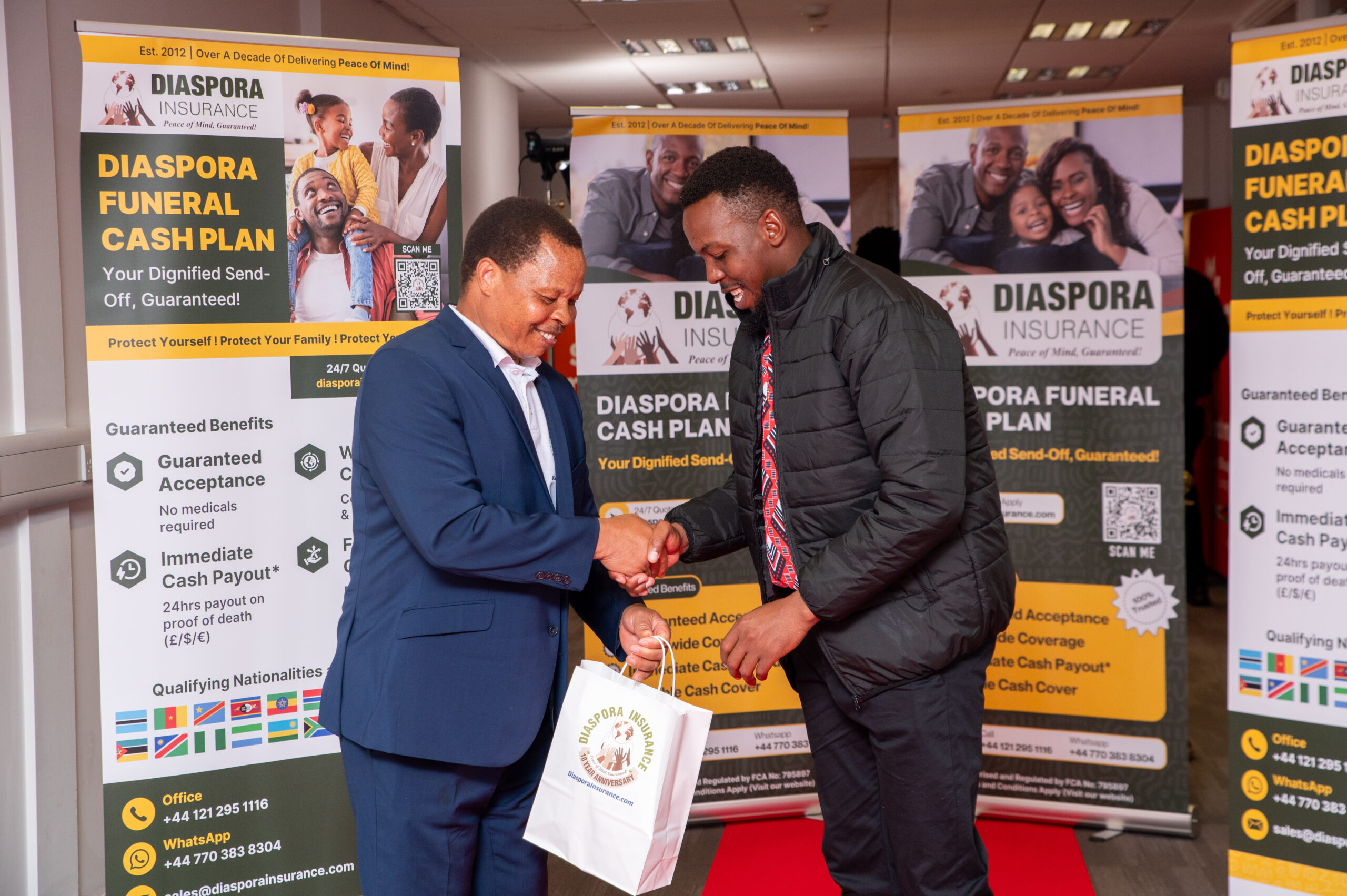 , Zimbabwe cricket team honoured at Diaspora Insurance reception in Birmingham (In pictures)
