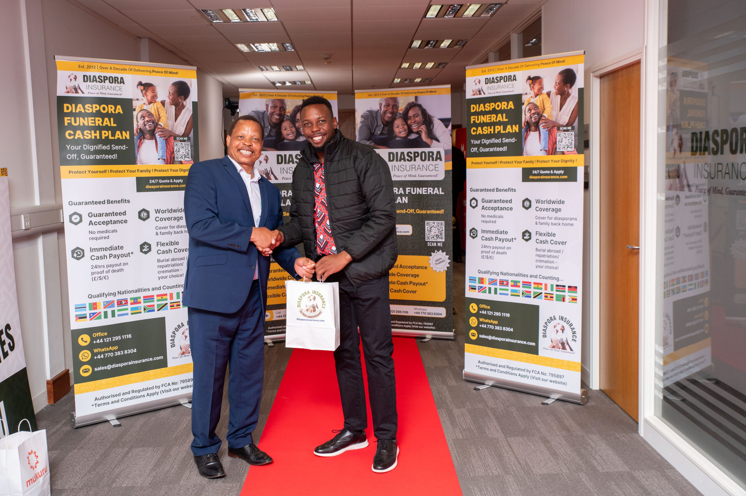 , Zimbabwe cricket team honoured at Diaspora Insurance reception in Birmingham (In pictures)