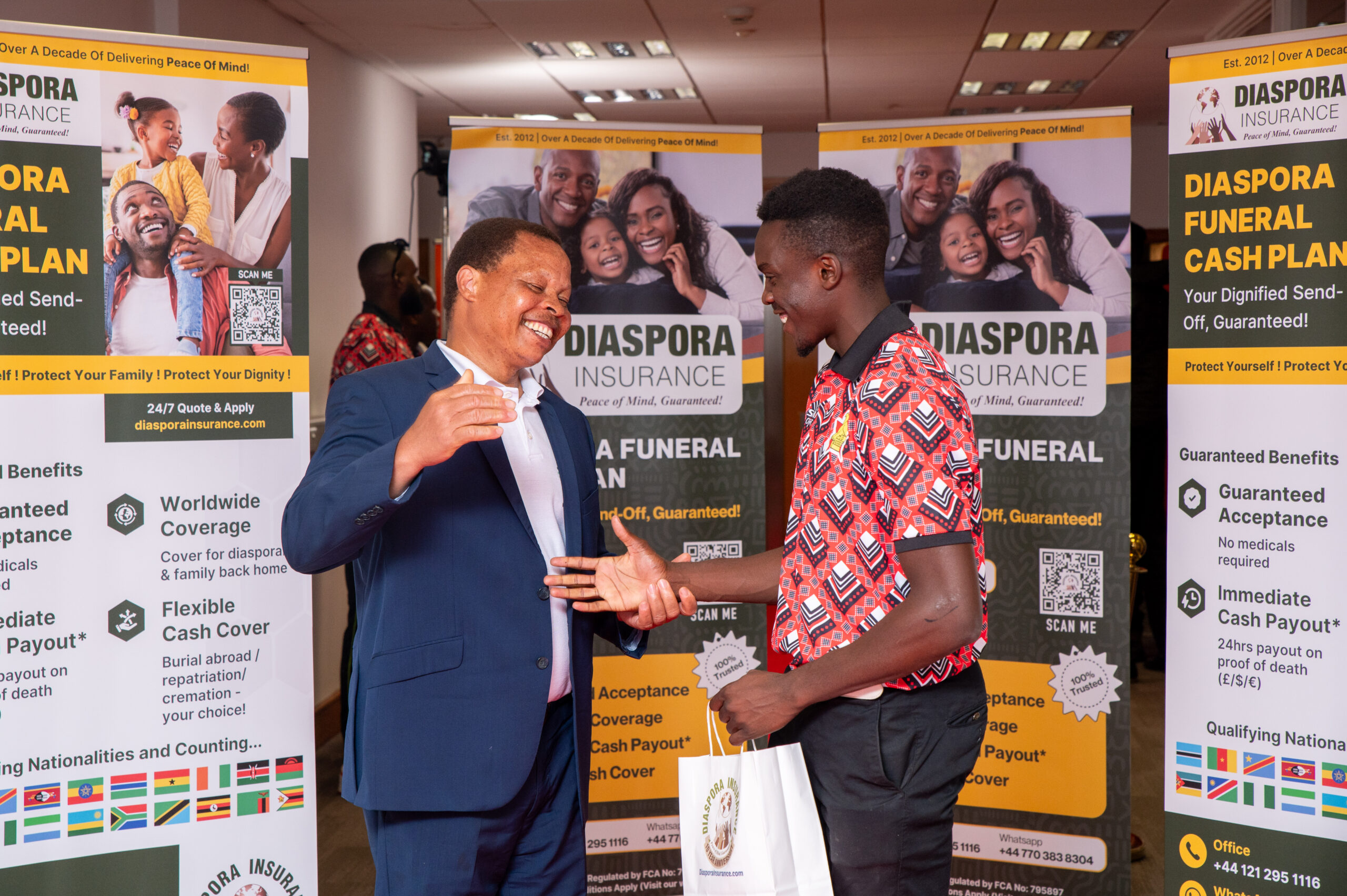 , Zimbabwe cricket team honoured at Diaspora Insurance reception in Birmingham (In pictures)