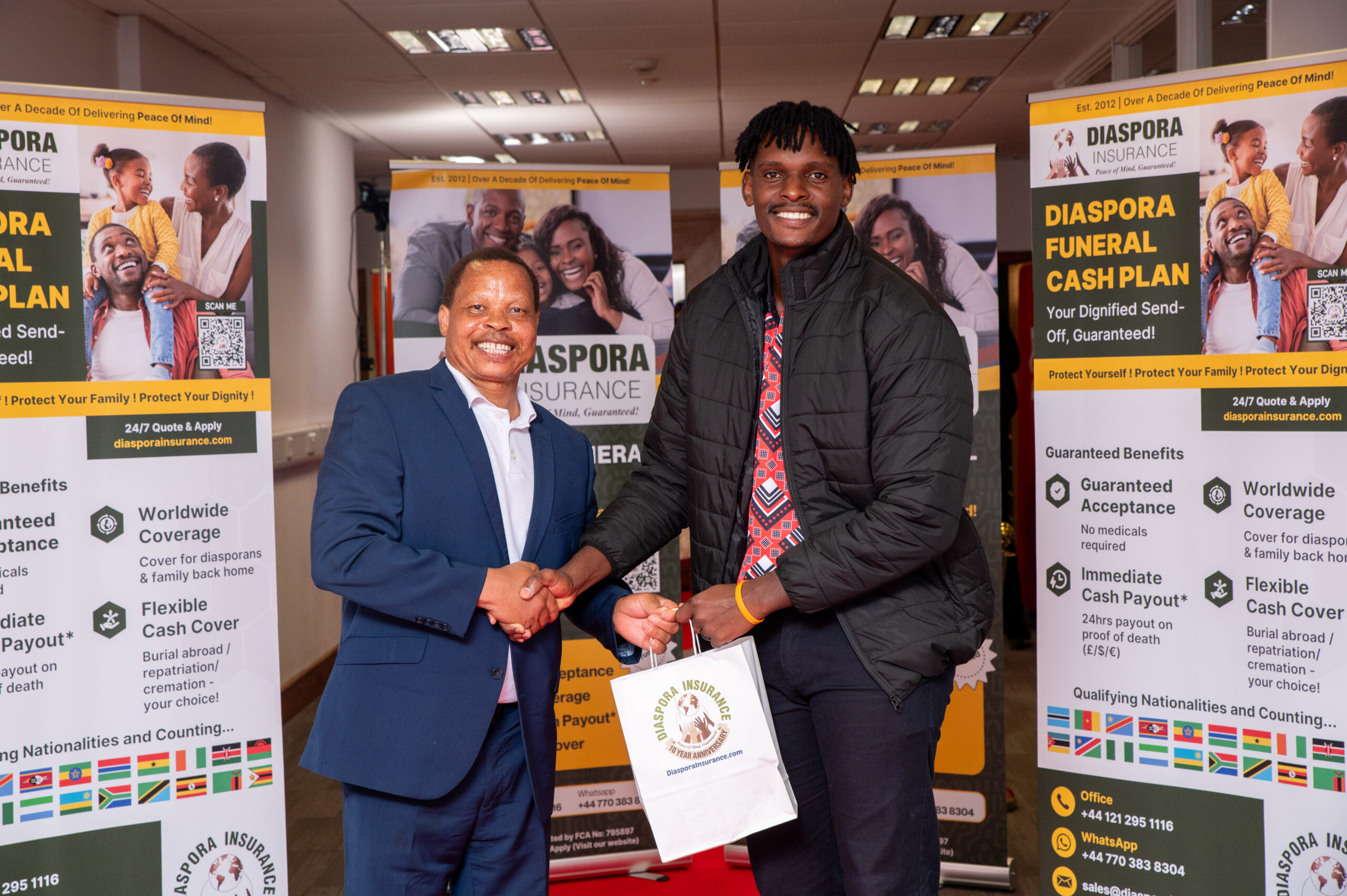 , Zimbabwe cricket team honoured at Diaspora Insurance reception in Birmingham (In pictures)