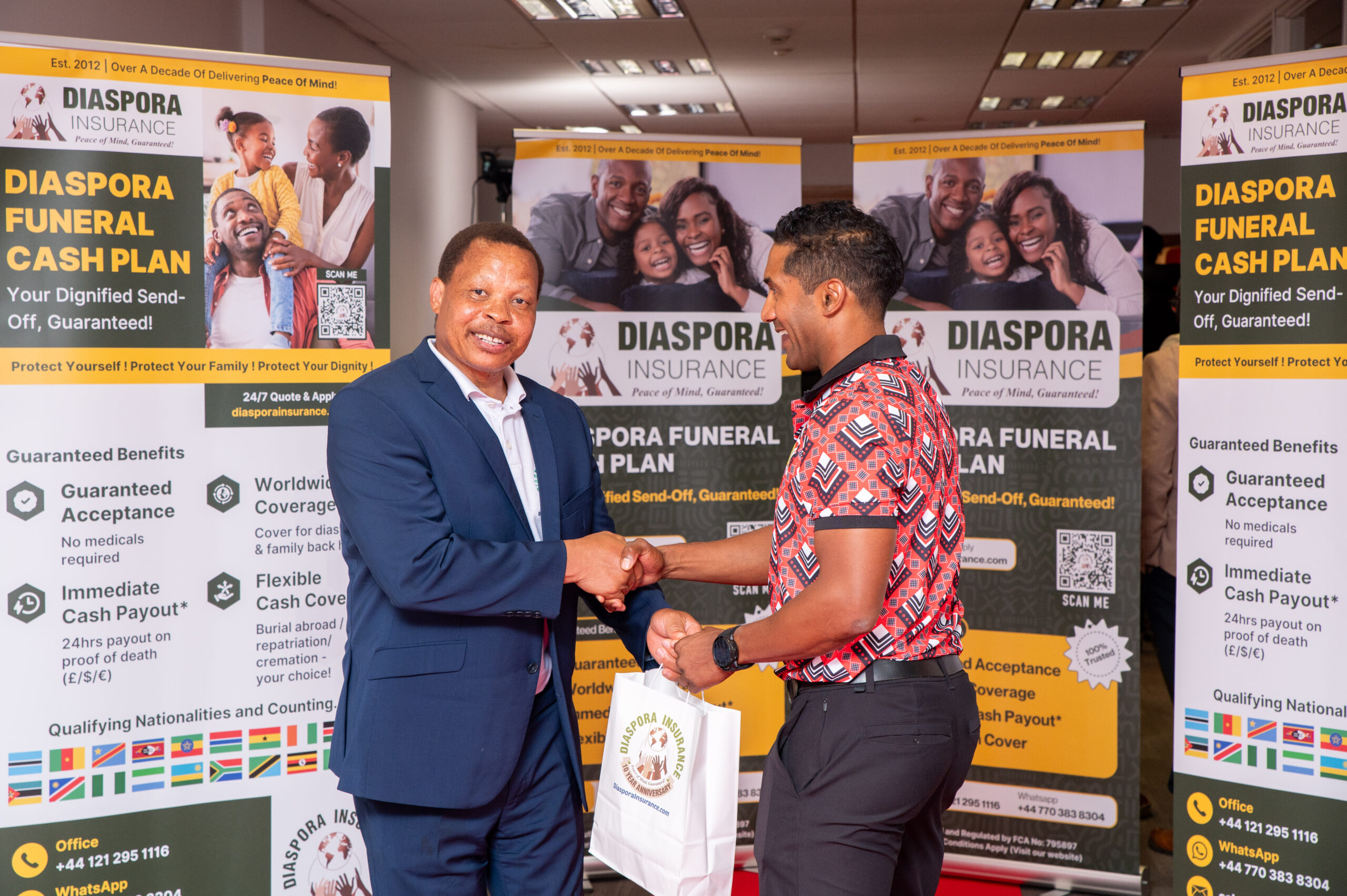 , Zimbabwe cricket team honoured at Diaspora Insurance reception in Birmingham (In pictures)