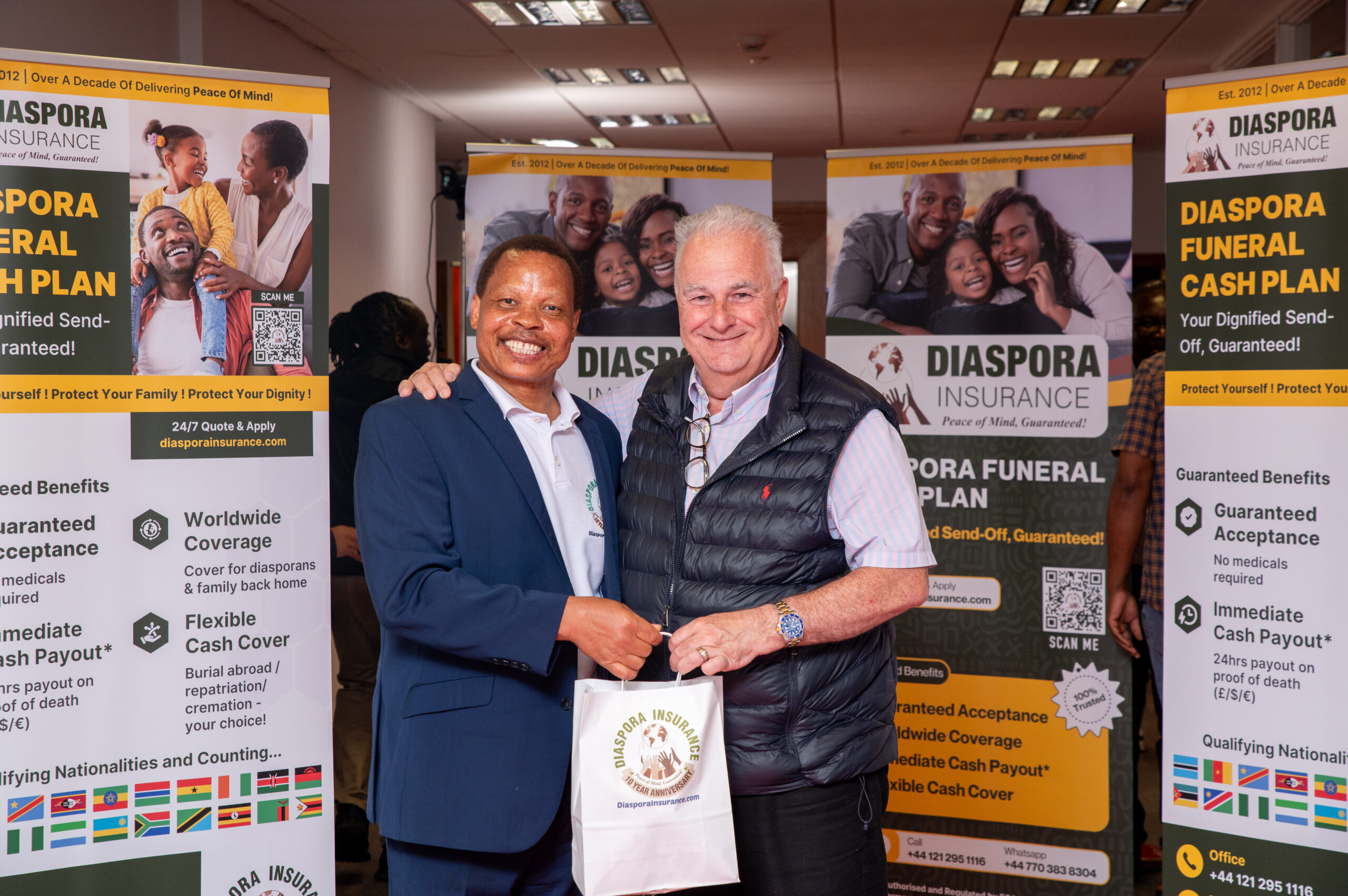 , Zimbabwe cricket team honoured at Diaspora Insurance reception in Birmingham (In pictures)