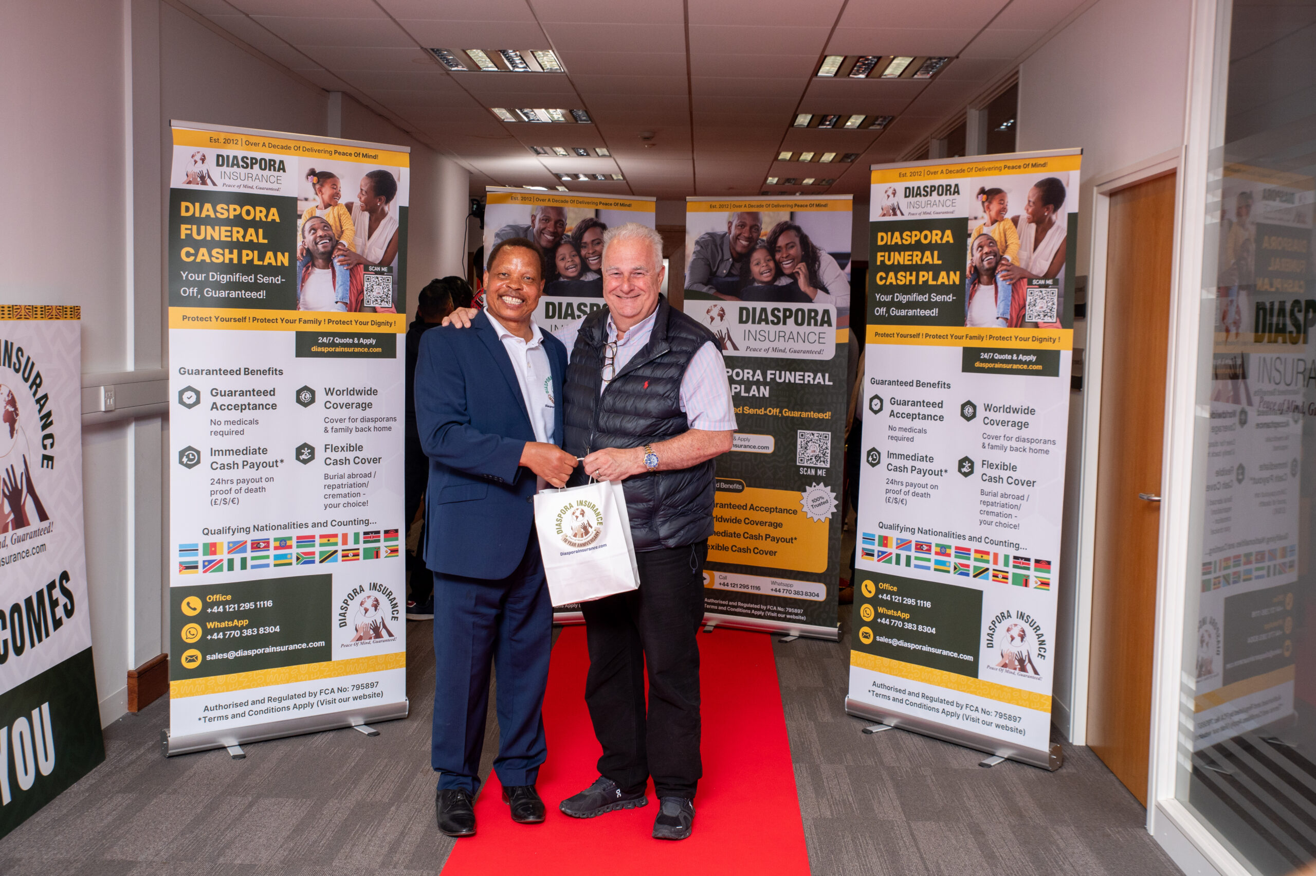 , Zimbabwe cricket team honoured at Diaspora Insurance reception in Birmingham (In pictures)