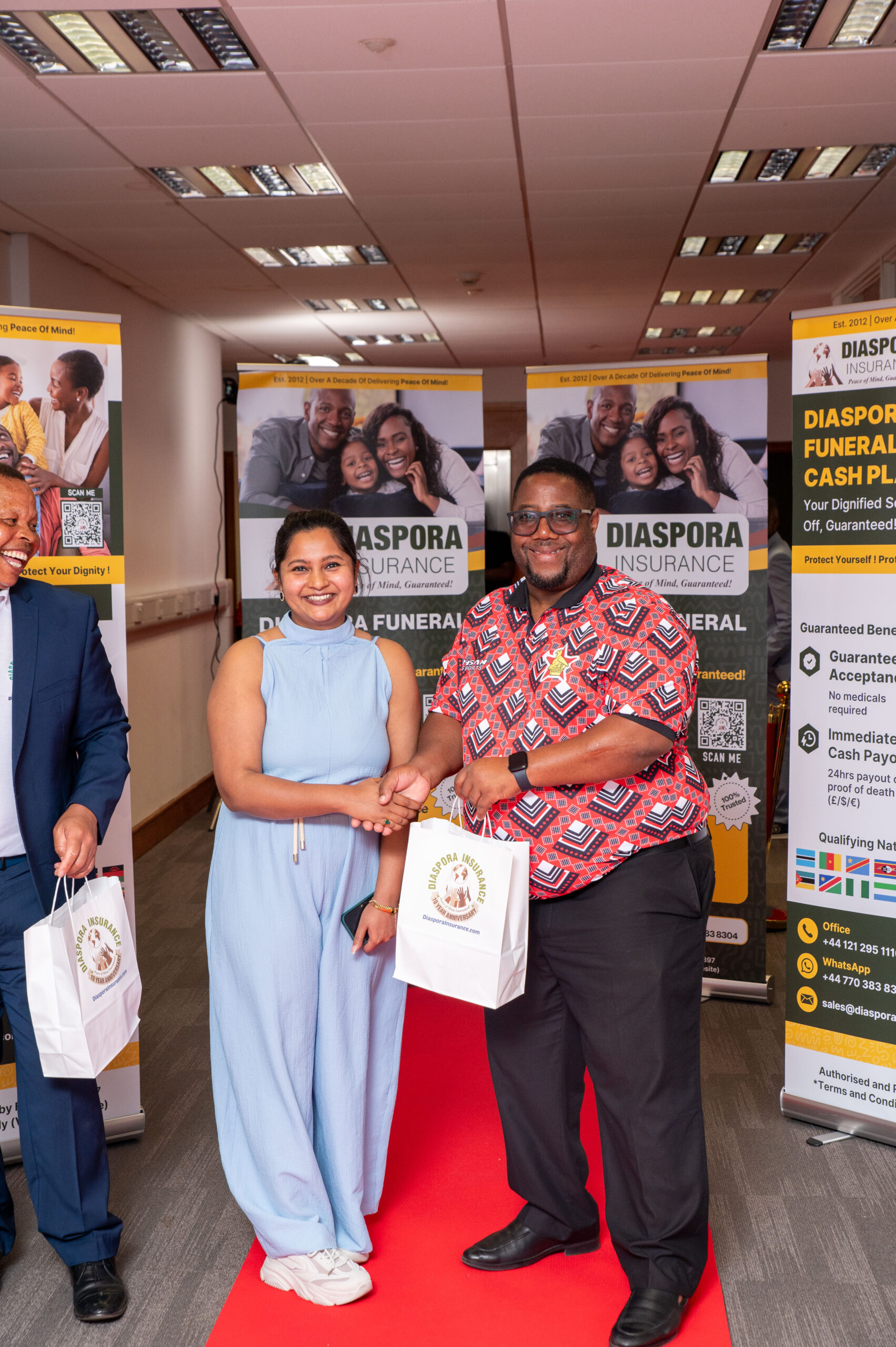 , Zimbabwe cricket team honoured at Diaspora Insurance reception in Birmingham (In pictures)