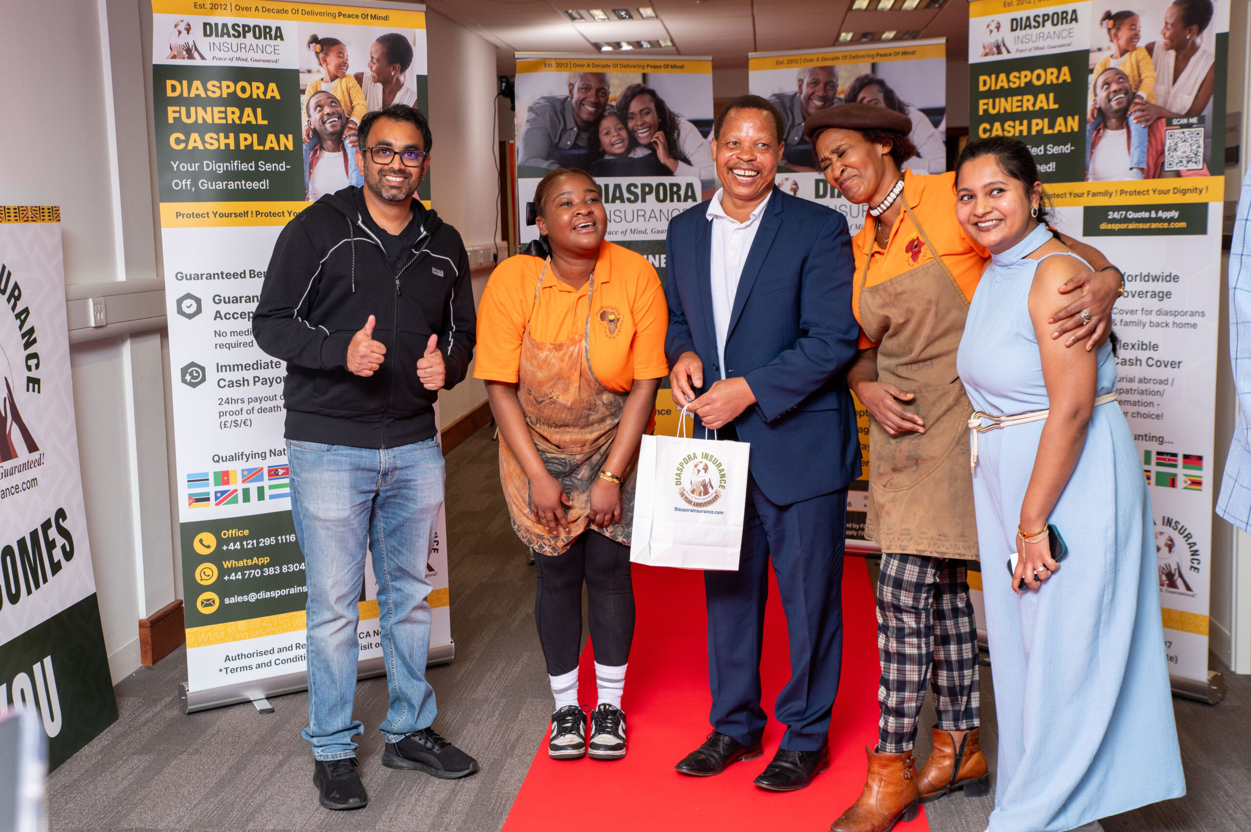 , Zimbabwe cricket team honoured at Diaspora Insurance reception in Birmingham (In pictures)