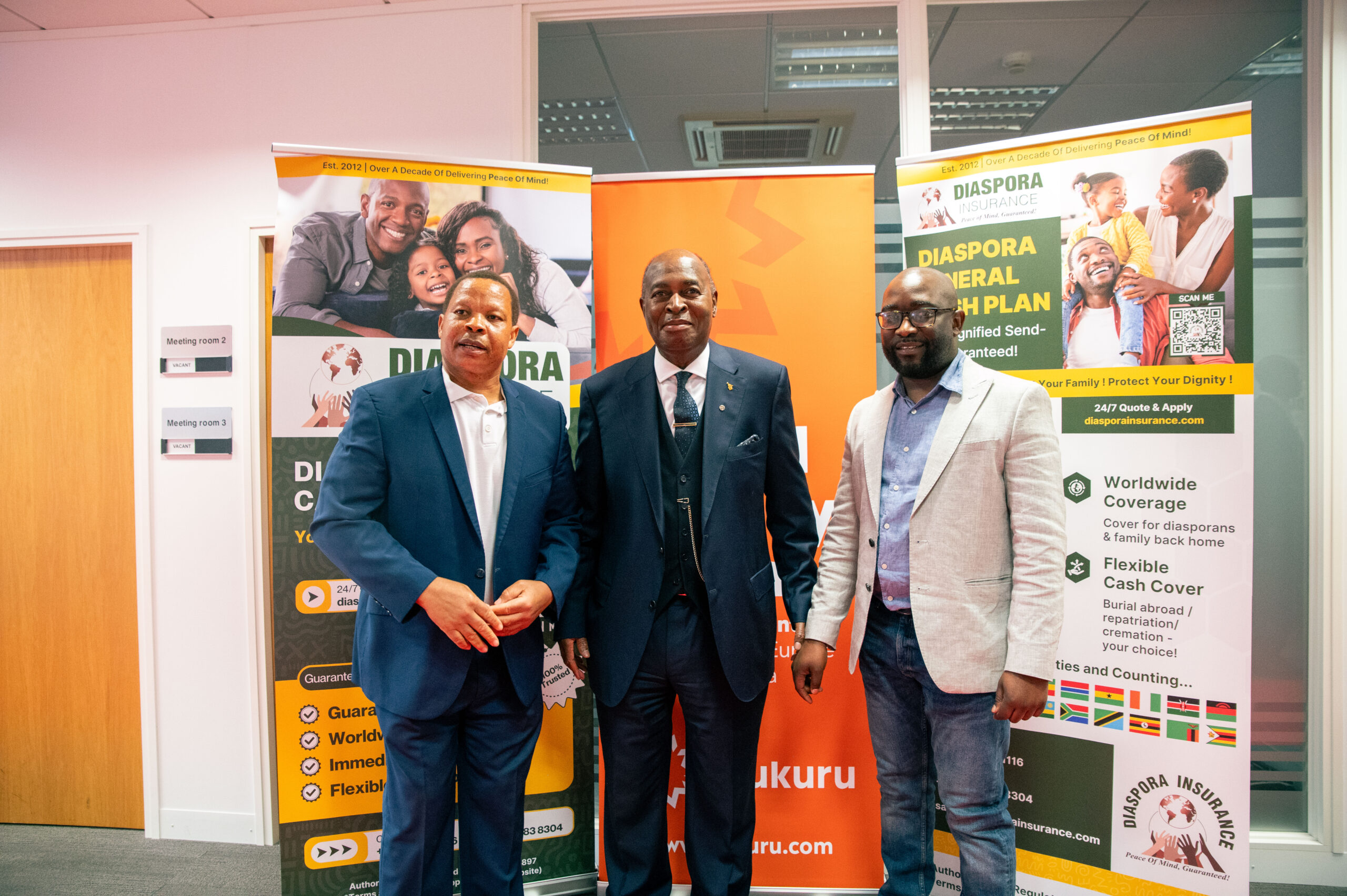 , Zimbabwe cricket team honoured at Diaspora Insurance reception in Birmingham (In pictures)