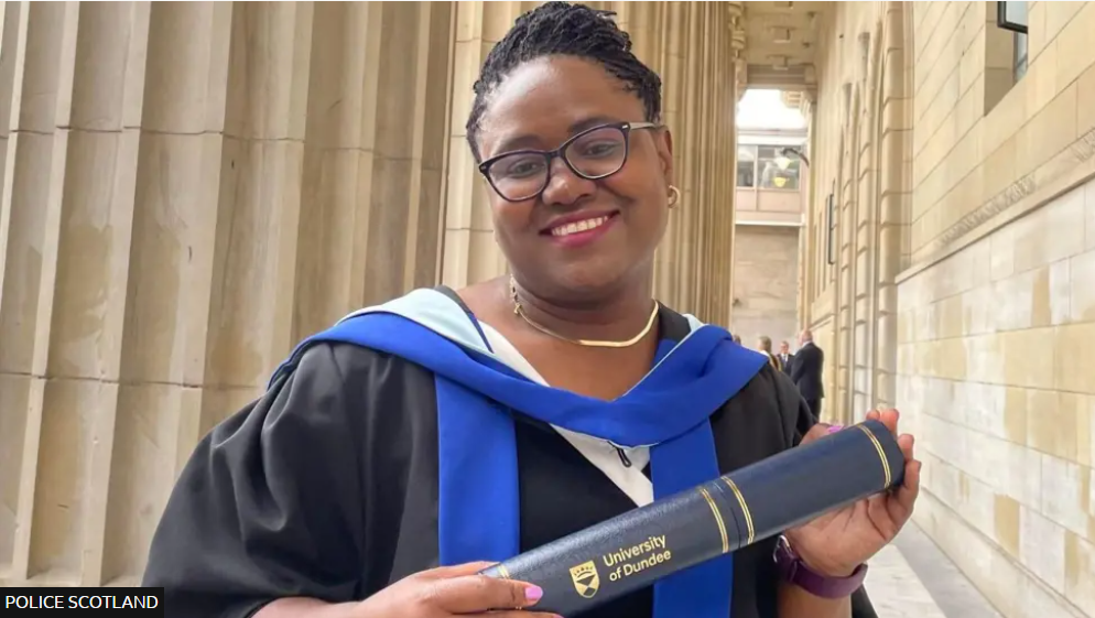 Dr Gomo graduated from the University of Dundee with a PHD in 2022