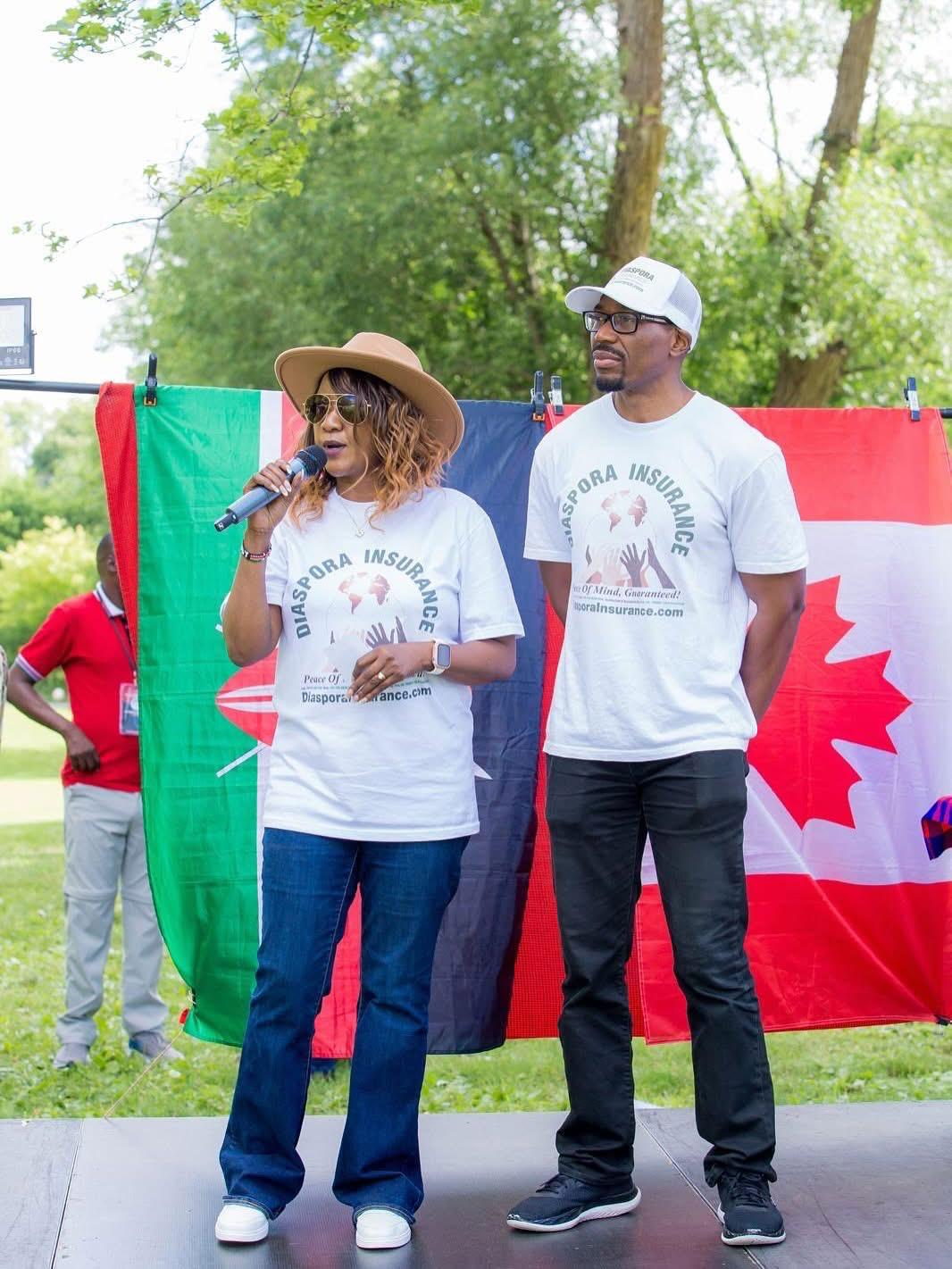 Diaspora Insurance team with Kenya Community in Ontario at Canada Day celebrations in London, Ontario&rdquo;