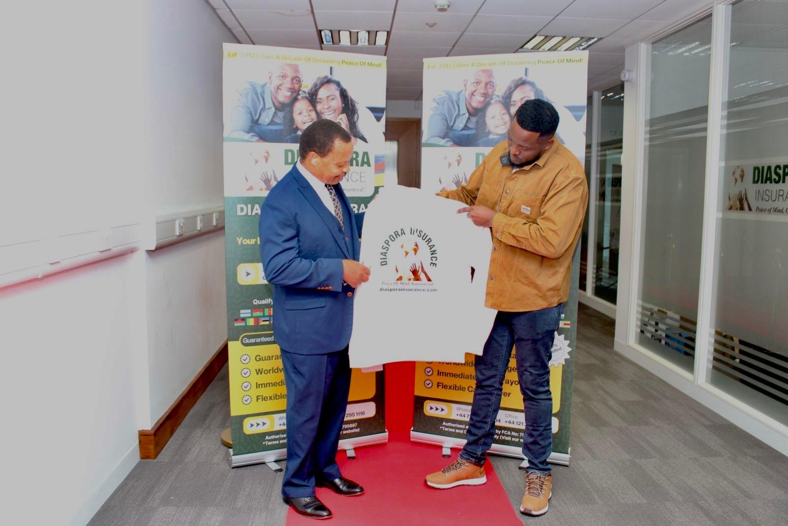 , Mugithi Star Jose Gatutura Praises Diaspora Insurance After Heartwarming Visit to Birmingham HQ
