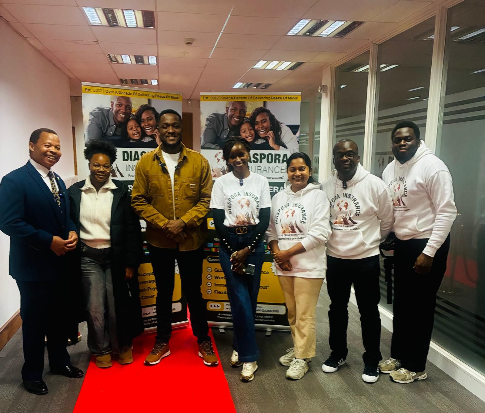 , Mugithi Star Jose Gatutura Praises Diaspora Insurance After Heartwarming Visit to Birmingham HQ