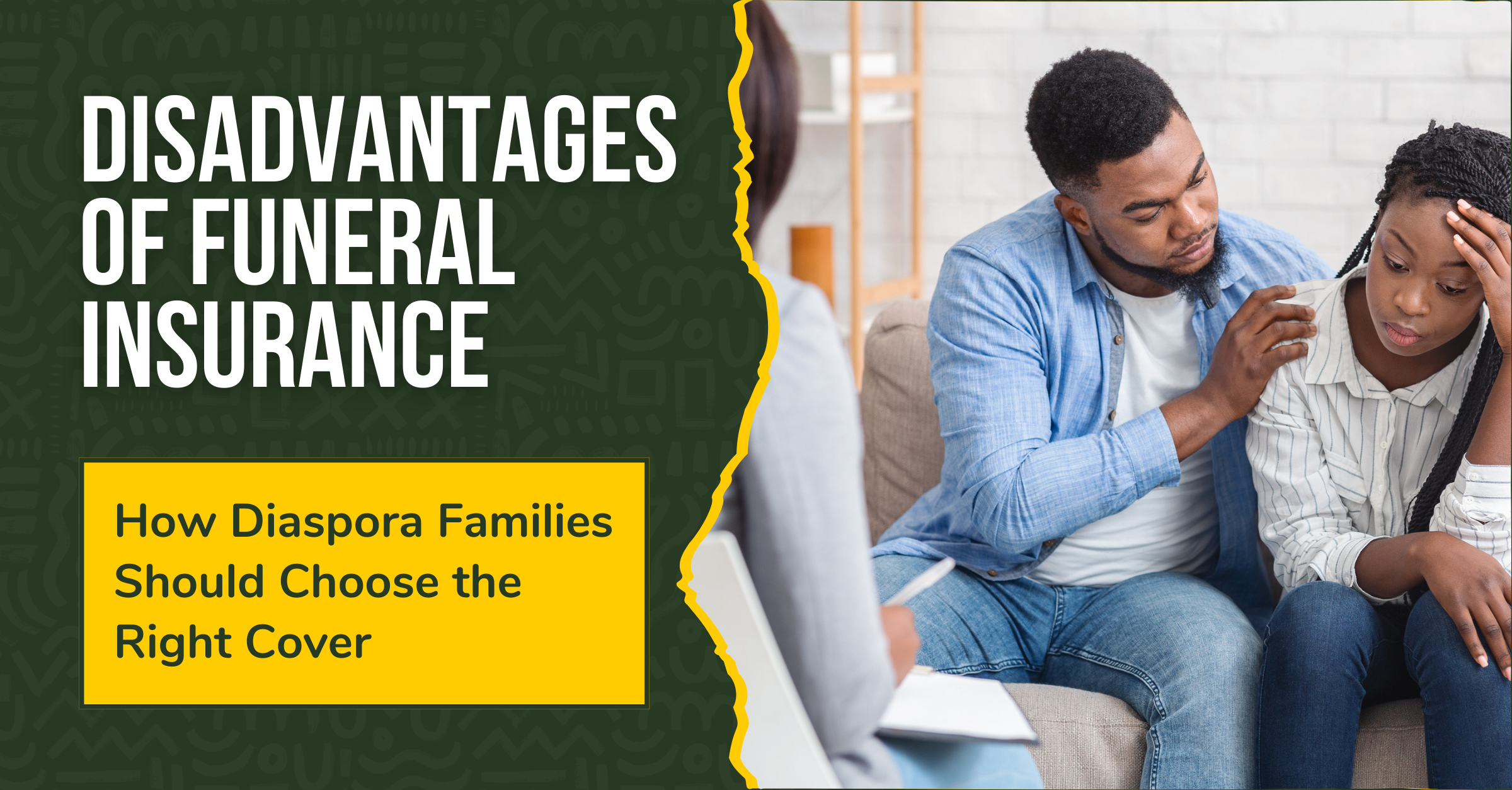 Disadvantages of funeral insurance explained for diaspora families comparing service-based funeral cover and cash payout plans.