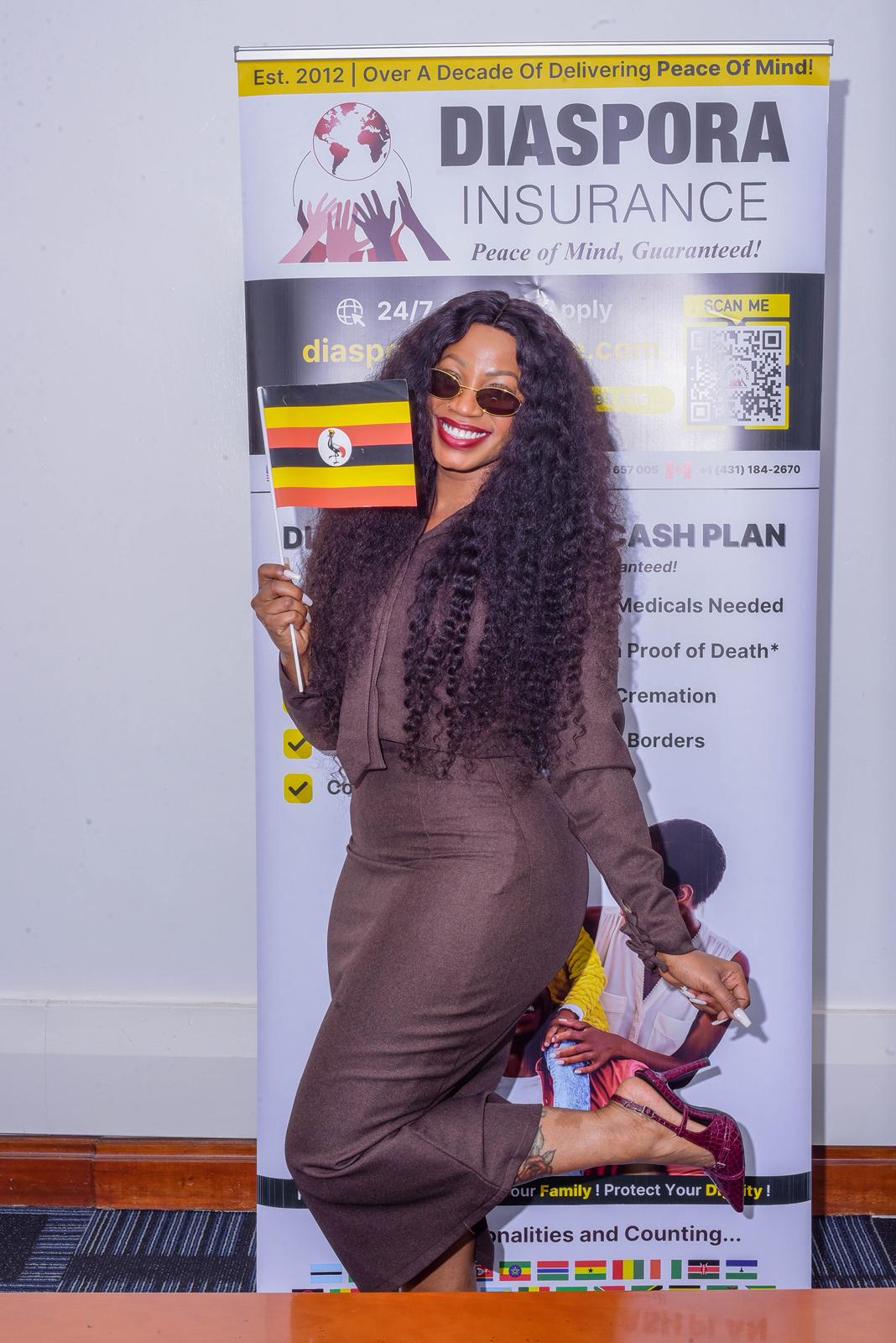 , From Uganda to the World: Queen Sheebah Karungi Joins Diaspora Insurance as Brand Ambasador