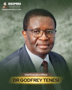 Dr. Godfrey Tenesi, Chief Executive Officer of Diaspora Insurance